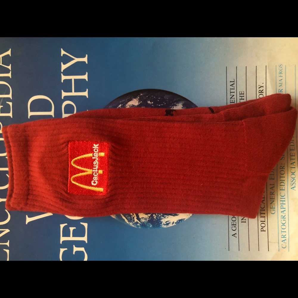 Travis Scott cactus Jack McDonald’s socks